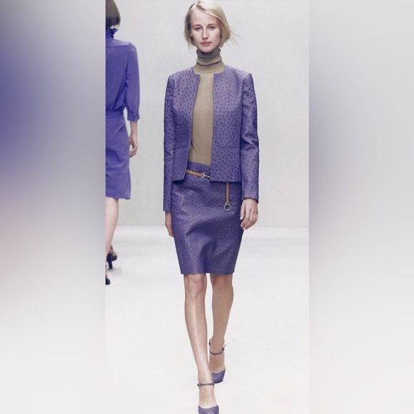 Prada Ostrich Ankle Strap Pumps, size 7 - Picture 13 of 16